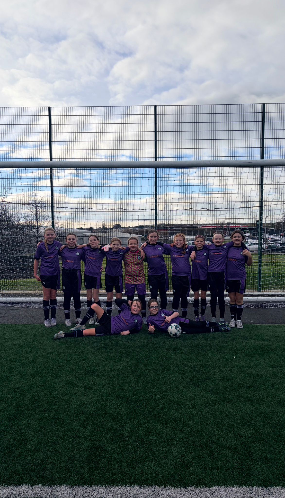 Gillford Park U12 Girls A squad photo